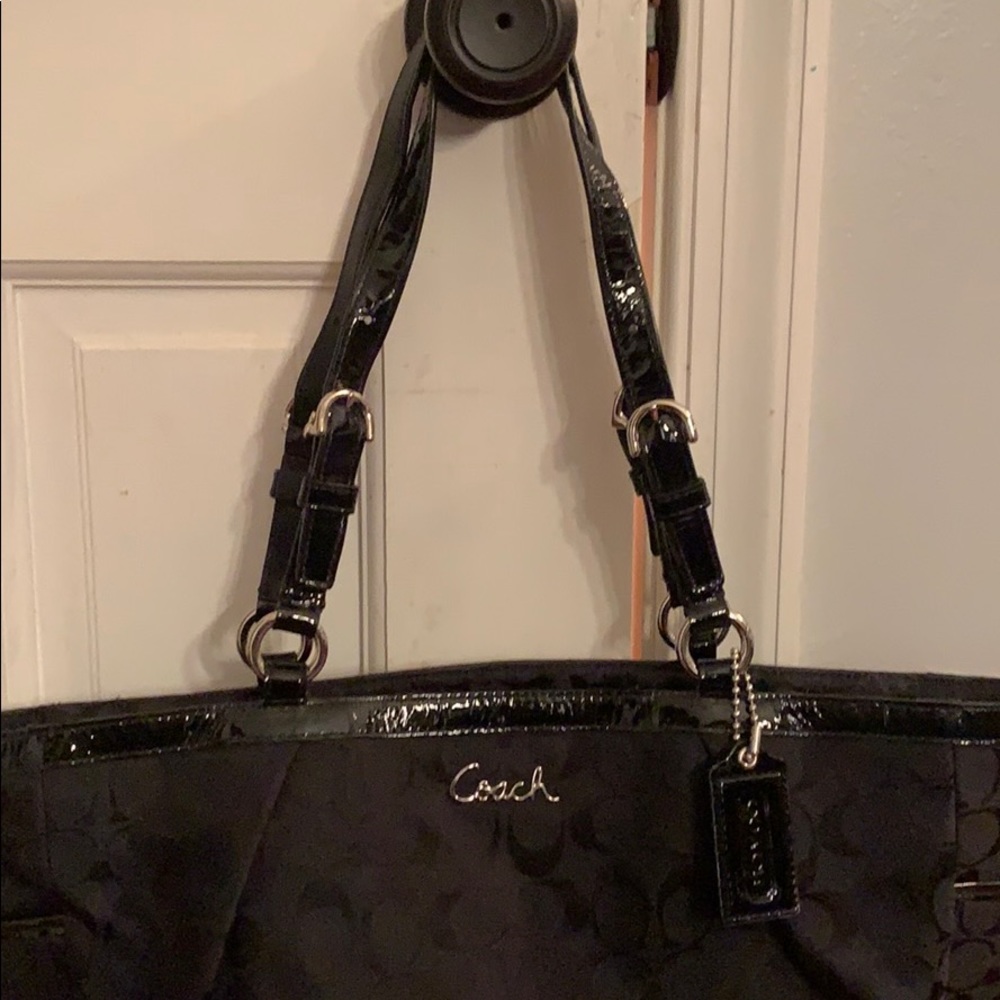 Coach Basic Black Carryall - image 2